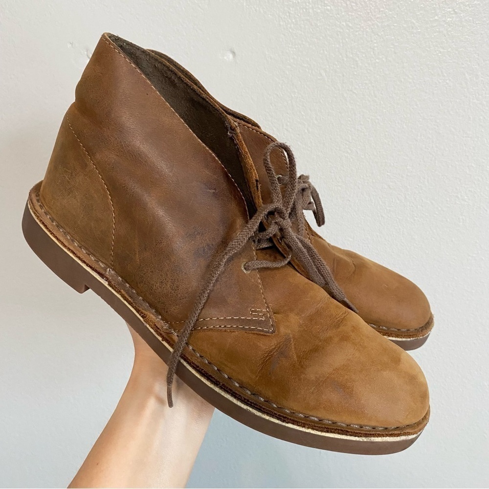 Clarks Men's Bushacre 2 Leather Chukka Boots Size 9.5